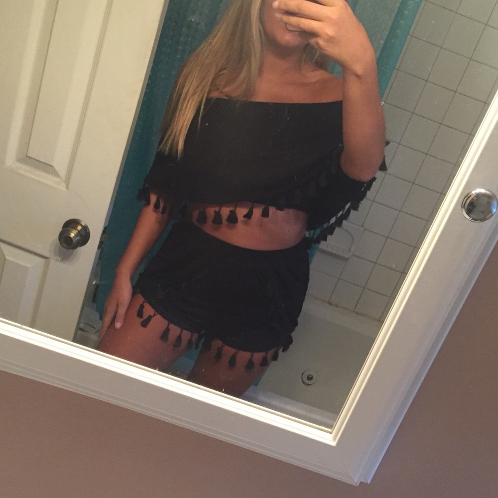 Fringe two piece set